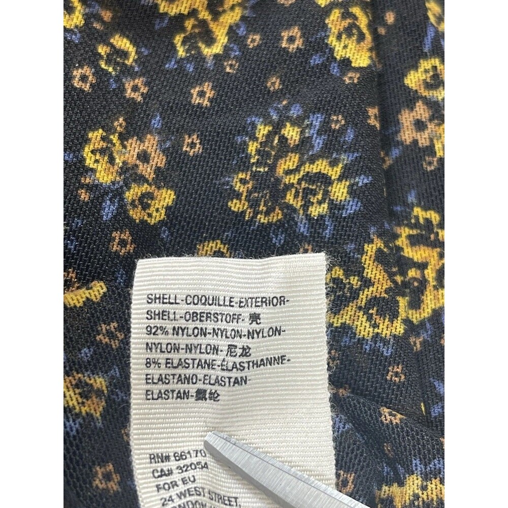 Free People Maxi Dress Small Sheer Mesh Black Yellow Floral Long Sleeve Boho - Picture 9 of 15